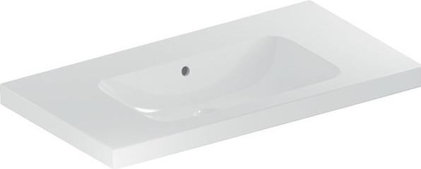 Produktbild Geberit iCon Light Waschtisch, 90 cm x 48 cm, ohne Hahnloch, mit Überlauf,501840 (480 mm, 900 mm)