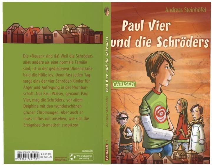 Produktbild Paul Vier und die Schröders (Andreas Steinhöfel, Deutsch)