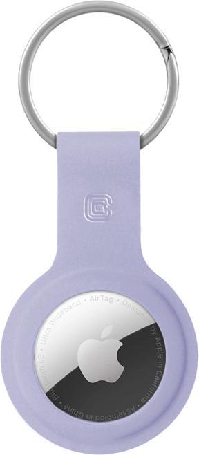 Produktbild Crong Silicone Case with Key Ring – Brelok do Apple AirTag (lawendowy)