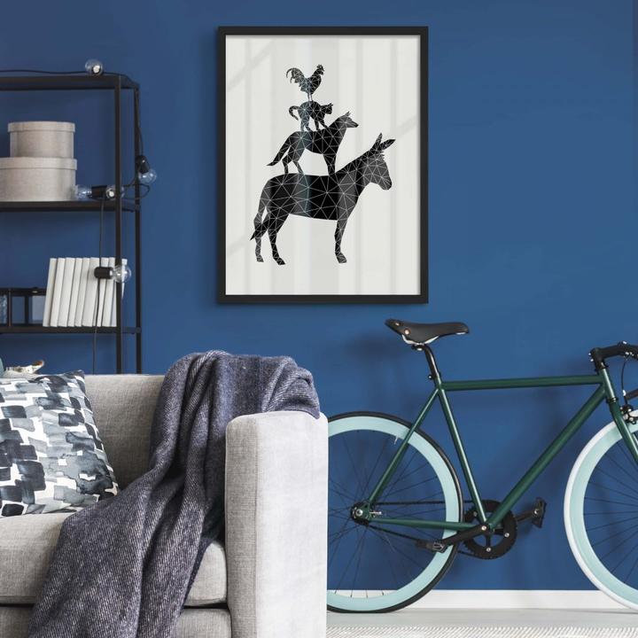 Produktbild Trenddeko Geometric Bremer Stadtmusikanten (100 x 120 cm)