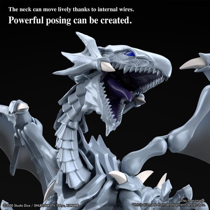 Actual product image Bandai YU-GI-OH - Figure-Rise Standard Amp. Blue-Eyes White Dragon -Model Kit
