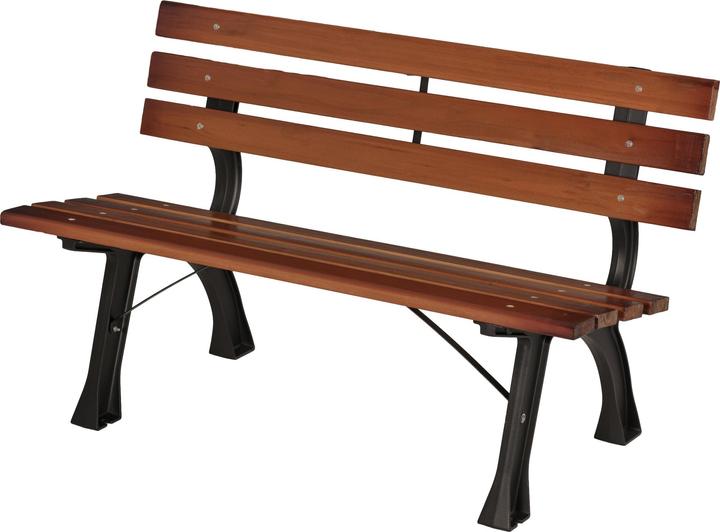 Actual product image Outsunny Garden bench with high backrest