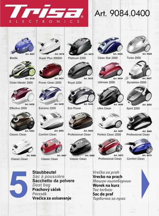 Image du produit Trisa sac à poussière 9084 (5 x)