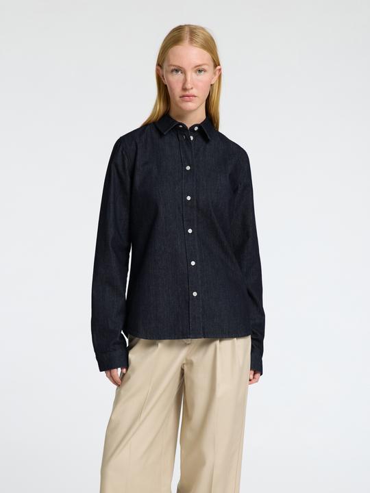 Image du produit Selected Femme Chemise en jean à manches longues près du corps (40)