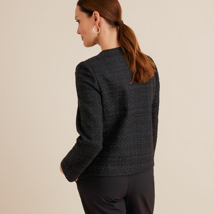 Image du produit Anne Weyburn Veste courte en tweed avec une coupe droite (34)