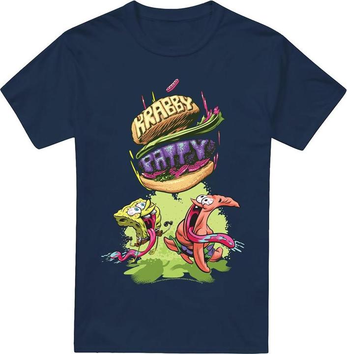 Produktbild Spongebob Squarepants Krabby Patty From The Sky TShirt (4XL)
