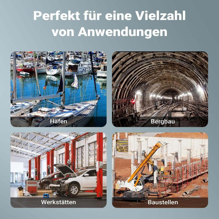 Image du produit Wiltec Mini Hebelzug bis 250kg Handkettenzug 1,5m Hubhöhe Kettenzug Hebezeug