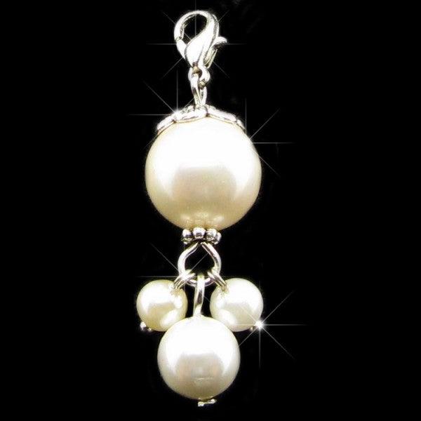 Produktbild Hermex Charm Anhänger für Thomas Sabo / Pandora Armband - Weiss (Rostfreier Edelstahl)