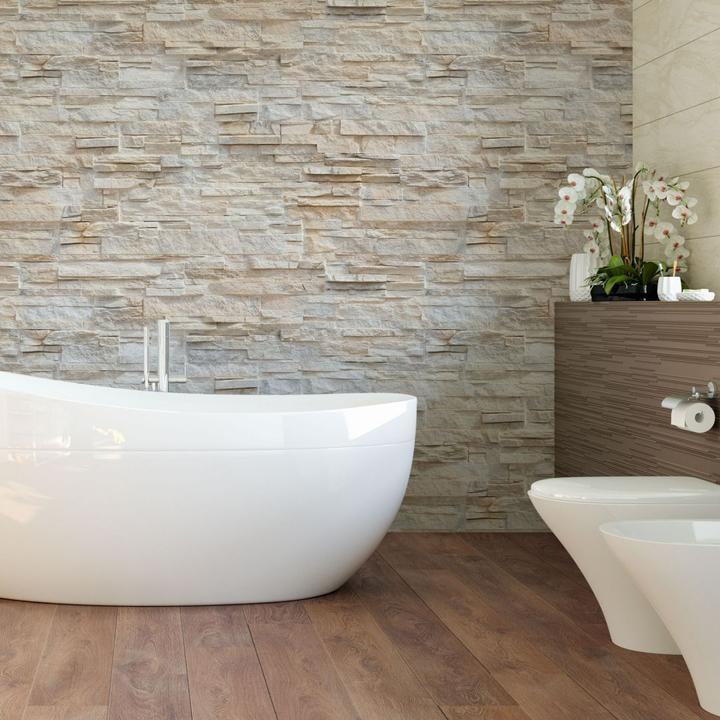 Actual product image Trenddeko Natural stone wall (432 x 350 cm)