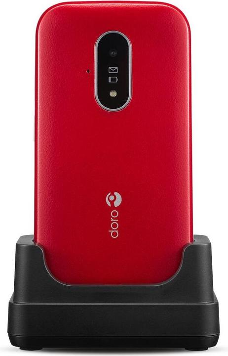 Image du produit Doro 6821 - Téléphone 4G - emplacement microSD - 320 x 240 pixels - appareil photo arrière 2 MP - rouge (2.80", 2 Mpx, 4G)