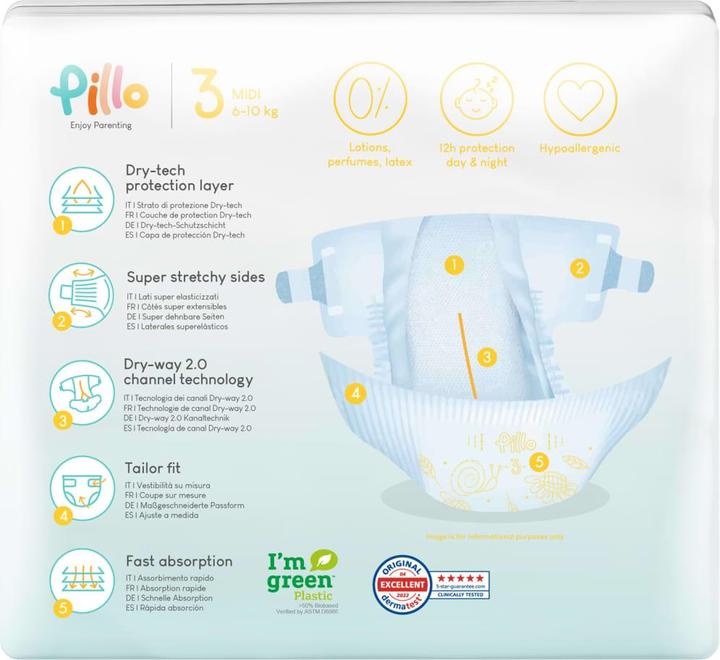 Produktbild Pillo Enjoy Parenting (Gr. 3, Monatsbox, 168 Stück)