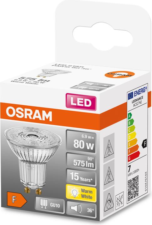 Actual product image Osram 1 pc. (GU10, 6.90 W, 575 lm, 1 x, F)