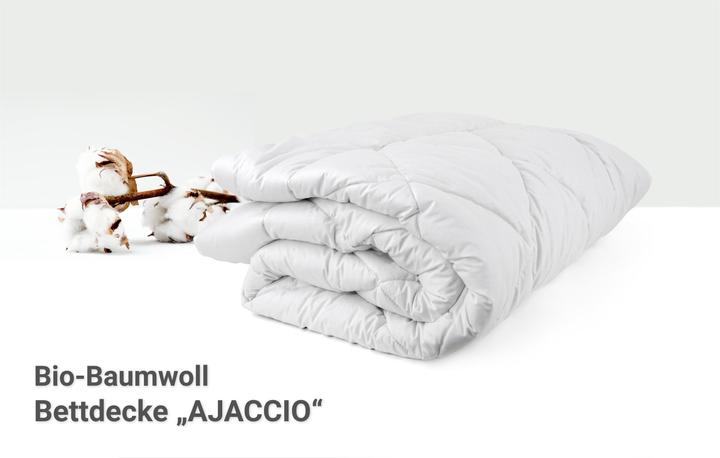 Produktbild Aspero Bio-Baumwoll-Bettdecke AJACCIO (1500 g, 200 x 200 cm)