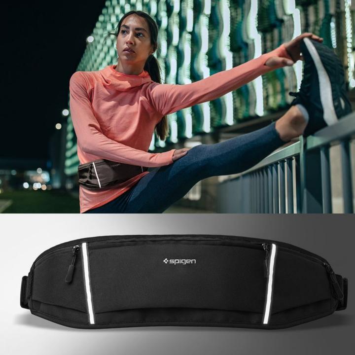 Produktbild Spigen Dynamic Shield Waist Bag czarny/ black saszetka biodrowa AMP04618