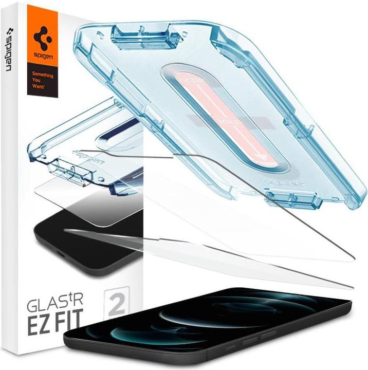 Spigen tR EZ Fit (2 Stück, Apple iPhone 12, Apple iPhone 12 Pro)