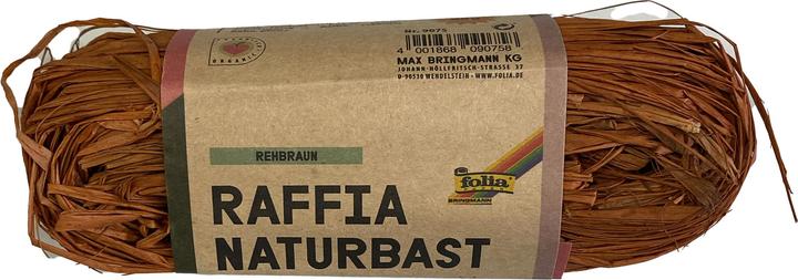 Produktbild Folia Bringmann Naturbast Raffia 50g Rehbraun (Geschenkband)