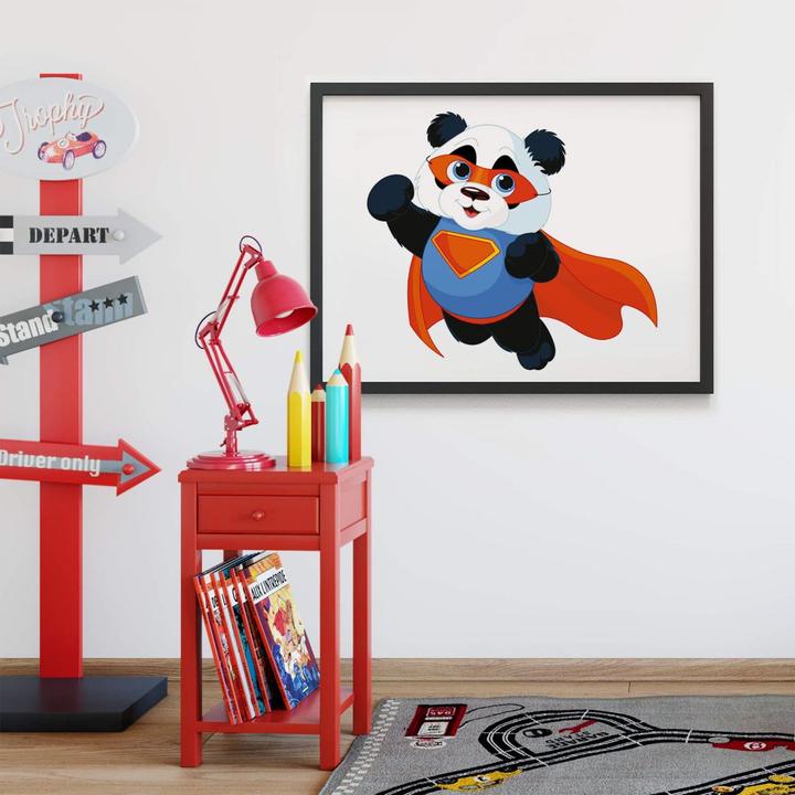 Actual product image Trenddeko Super Panda (120 x 100 cm)