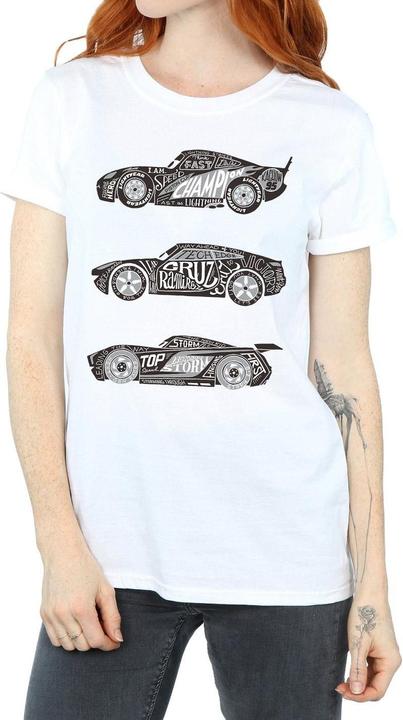 Image du produit Disney - T-shirt CARS TEXT RACERS - Femme (L)