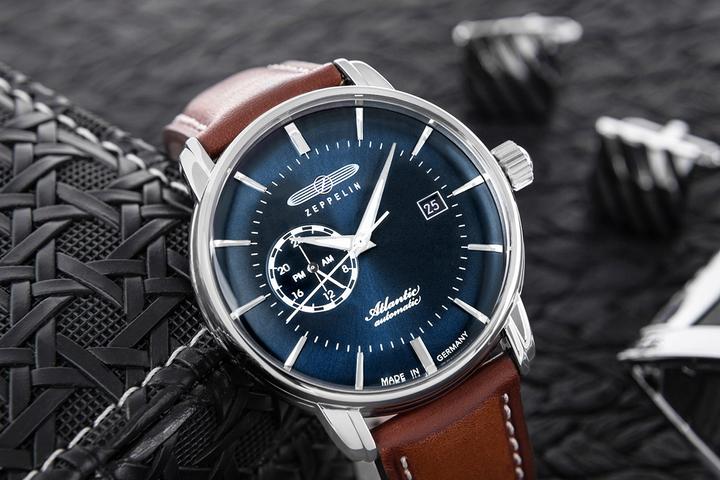 Produktbild Zeppelin Laikrodis Atlantic 8470-3 Automatik Granatowy (Analoguhr, 40 mm)