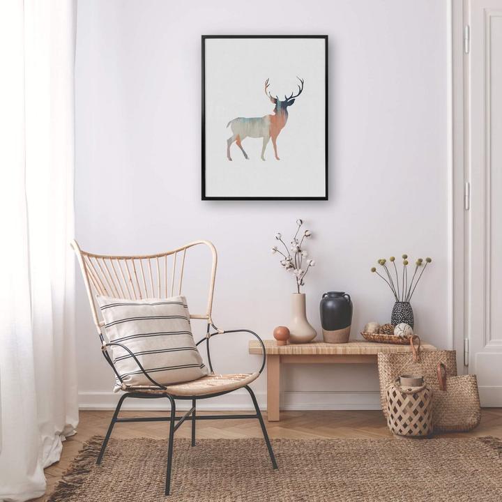 Produktbild Trenddeko Orara Studio - Pastel Deer (60 x 80 cm)