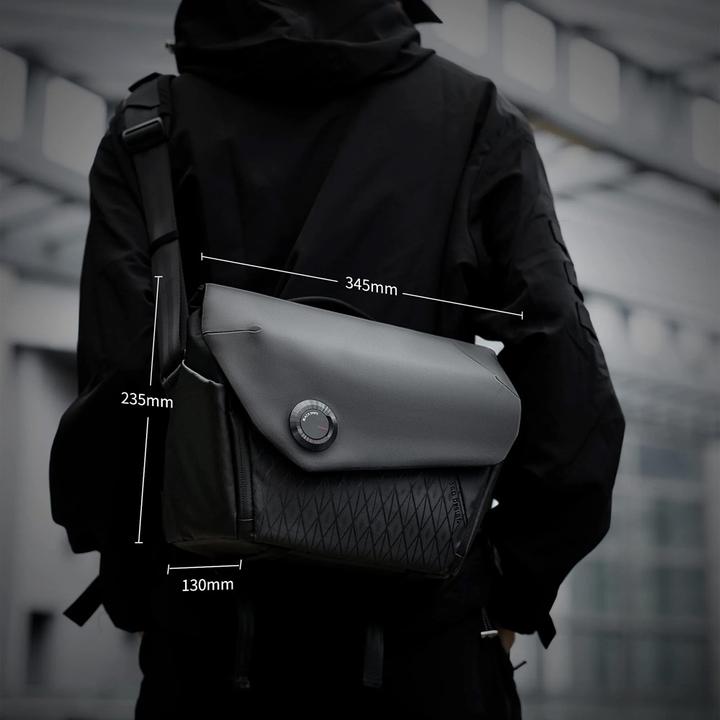 Immagine prodotto VSGO Black Snipe Camera Messenger Bag 6L (Borsa a tracolla per fotocamera, 6 l)