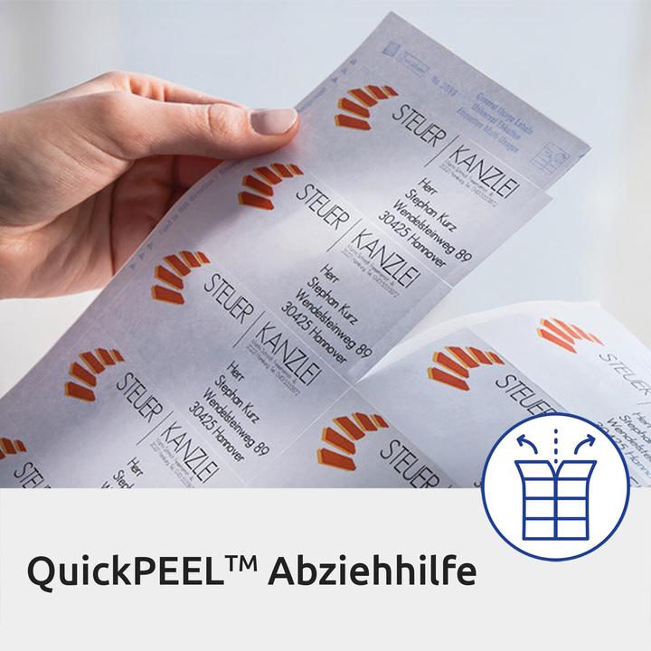 Produktbild Avery Versandet Etiketten 199,6x289,1mm L7167-100 weiss 100 Stk./100 Blatt