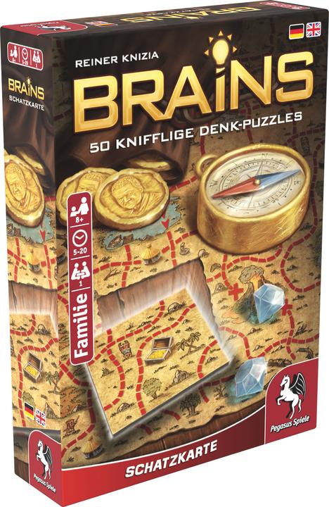 Produktbild Pegasus Brains Schatzkarte (Deutsch, Englisch)