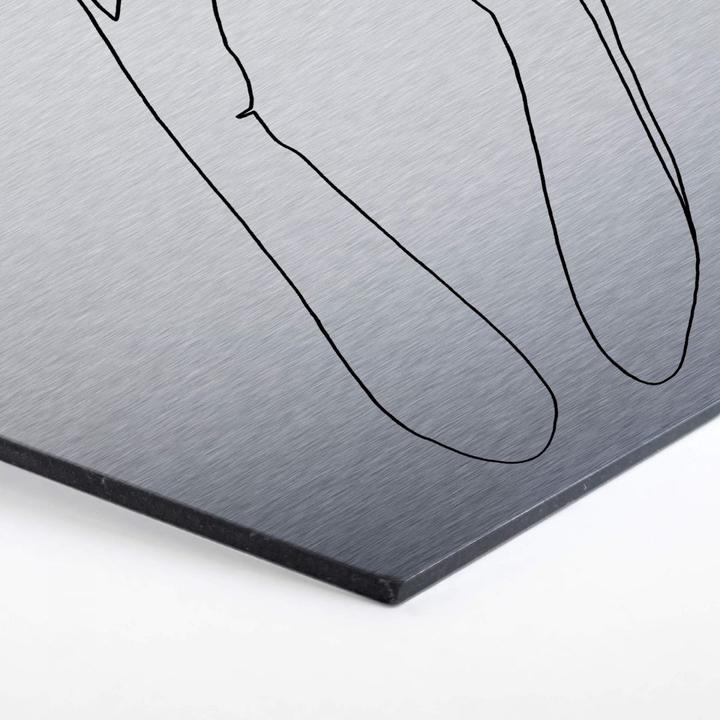 Produktbild Trenddeko Silbereffekt - Desperate (75 x 65 cm)