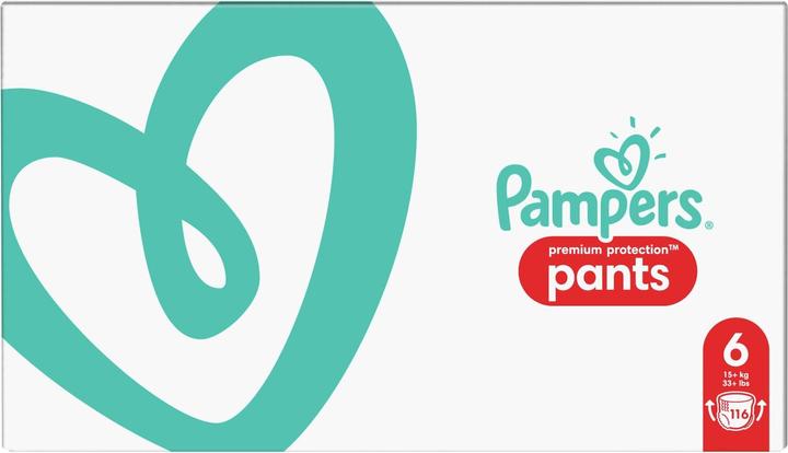 Immagine prodotto Pampers Premium Protection Pants (Dimensione 6, Pacco mensile, 116 Pezzo/i)