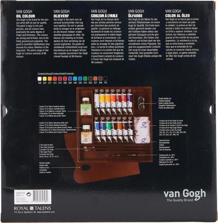 Produktbild Talens Inspiration Box Öl (Assortiert, 40 ml)