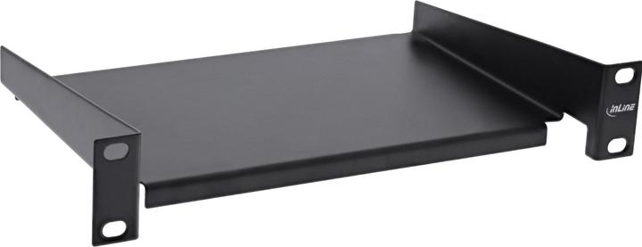 Actual product image InLine Rack Shelf Black, RAL 9005