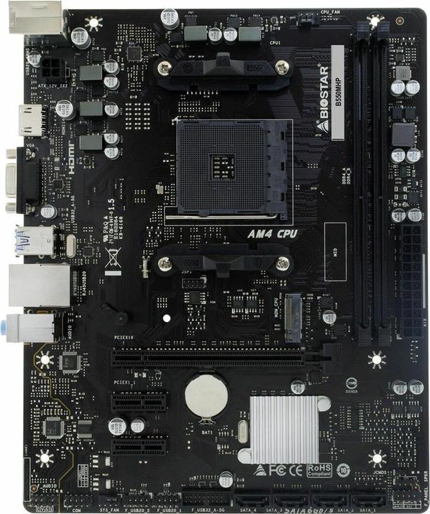 Actual product image Biostar B550MHP (AM4, AMD B550, mATX)