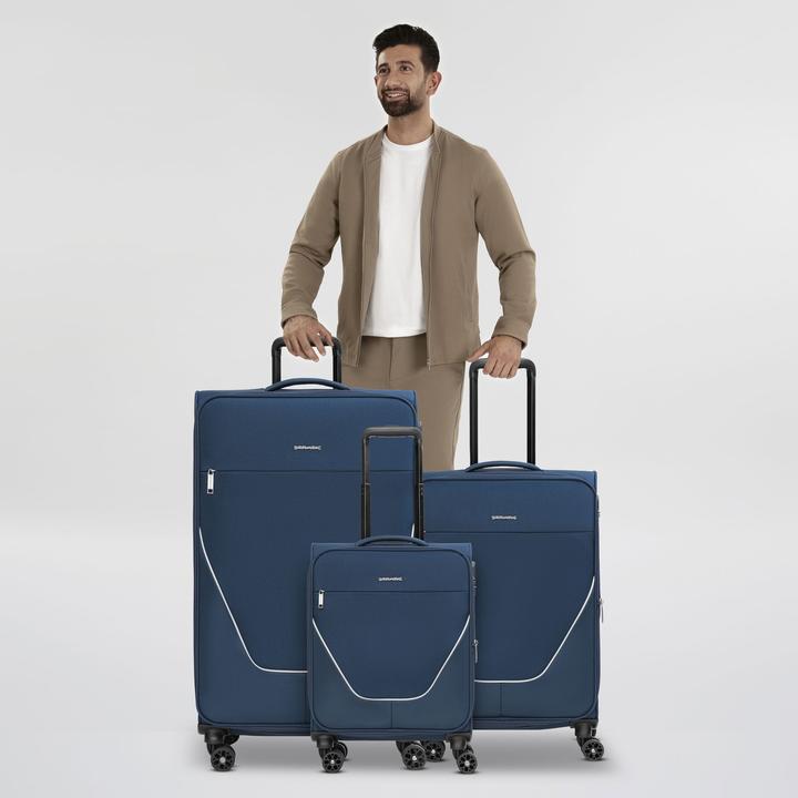 Produktbild Stratic taska 4-Rollen Kofferset 3tlg. mit Dehnfalte (233 l, XL (ab 115l))