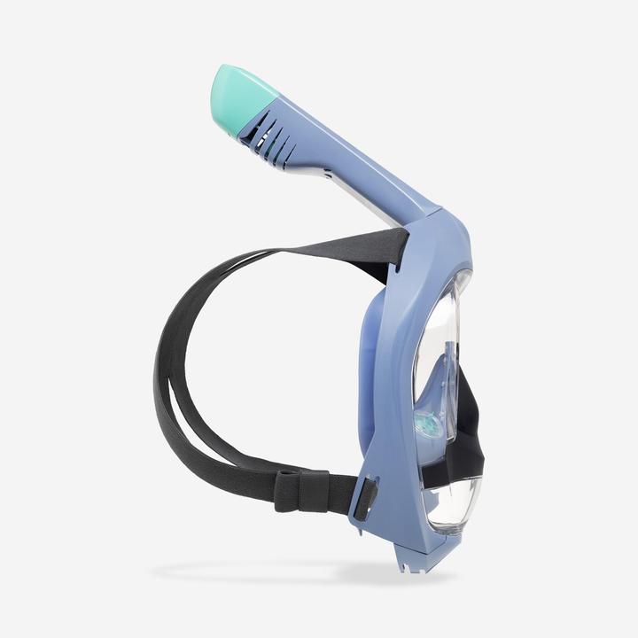 Produktbild Subea Schnorchelmaske Easybreath Damen/Herren Tauchmaske 900 blaugrau