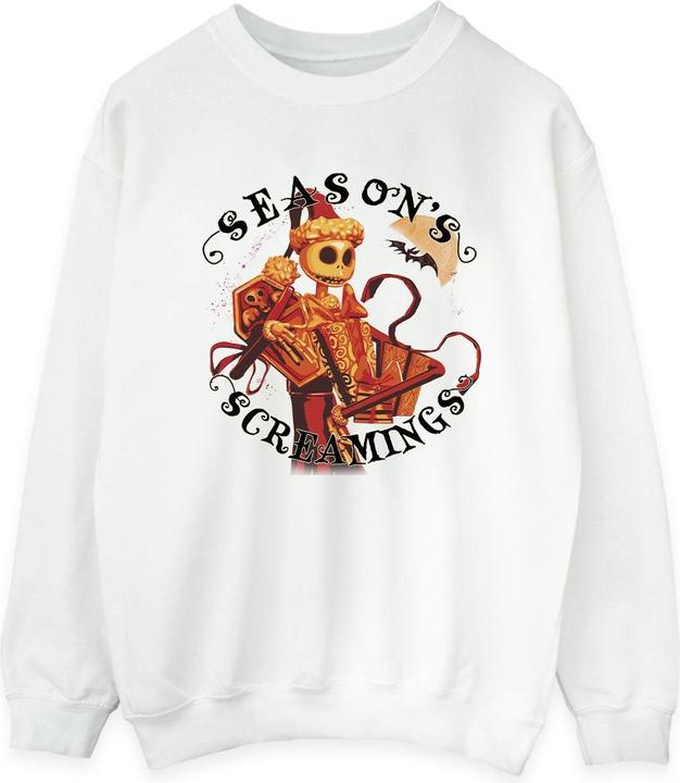 Actual product image Disney Womens/Ladies The Nightmare Before Christmas Seasons Screamings Sweatshirt (S)