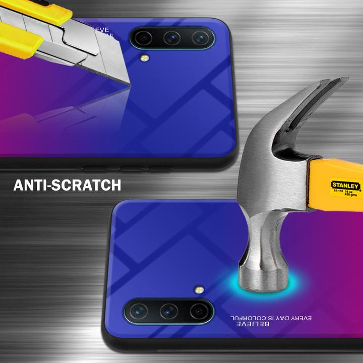 Produktbild Cadorabo TPU 2 Farben Glas Hülle (OnePlus Nord CE 5G)