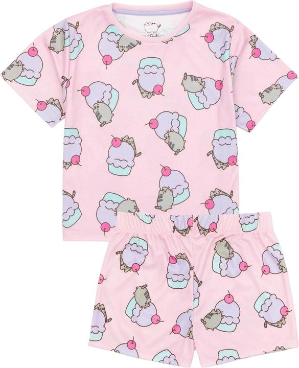 Immagine prodotto Pusheen Completo Pigiama Corto Gatto Ragazze Misura Confezione 2 (140)