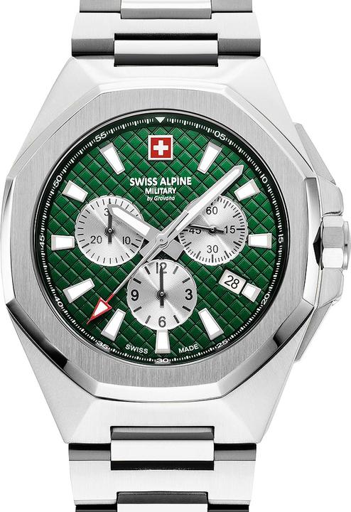 Produktbild Swiss Alpine Military 7005.9134 Typhoon Herren Chronograph 42mm 10ATM (Chronograph, 42 mm)