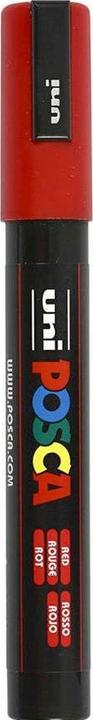 Actual product image Posca Marker PC-5M round tip (Red, 2.50 mm, 1 x)