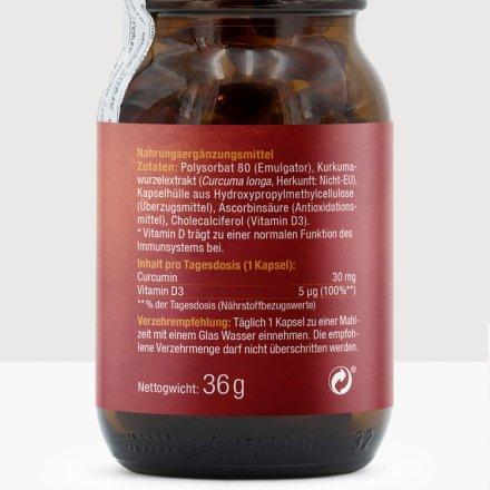 Produktbild Effective Nature Curcumin Forte Kurkuma (60 Stück, Kapseln, 200 g)