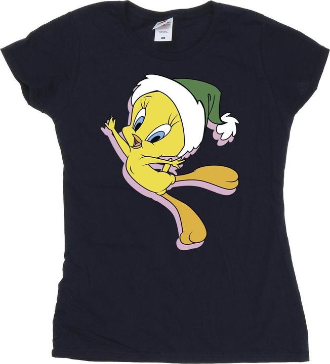 Looney Tunes Tweety Christmas Hat TShirt