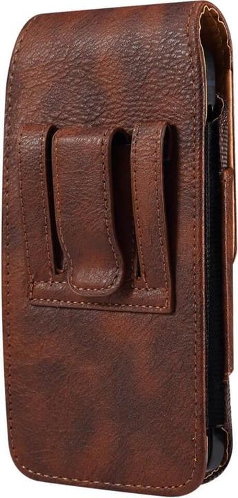 Image du produit Cover-Discount Nylon - Cuir Sacoche ceinture avec porte carte marron / L