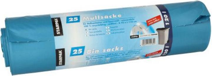 Produktbild Papstar Kehrichtsack 120 l, 25 Stück, Hellblau (25 x, 120 l)