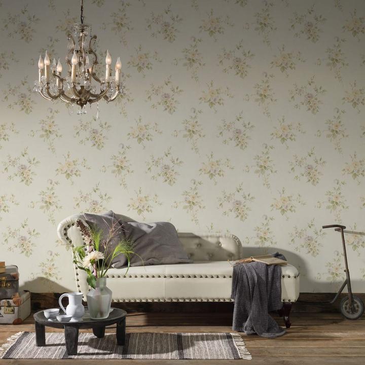 Produktbild A.S. Création Romantico romantisch floral, lila (53 x 1005 cm)