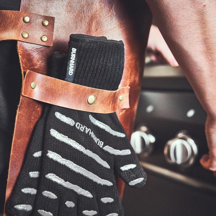Actual product image Burnhard Barbecue apron, leather apron (One size)