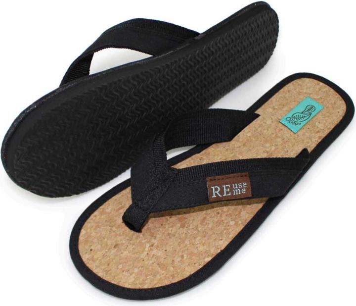 Produktbild ReUseMe Flip Flops mit Kork Innensole (36)