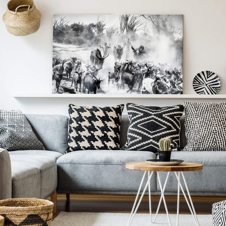 Produktbild Trenddeko Ziegenherde in Afrika (120 x 75 cm)