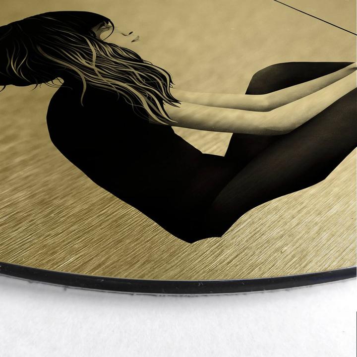 Produktbild Trenddeko Goldeffekt - No such thing as nothing (Rund)