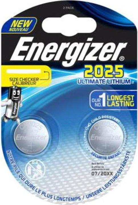 Actual product image Energizer Ultimate Lithium (2 pcs., CR2025, 155 mAh)
