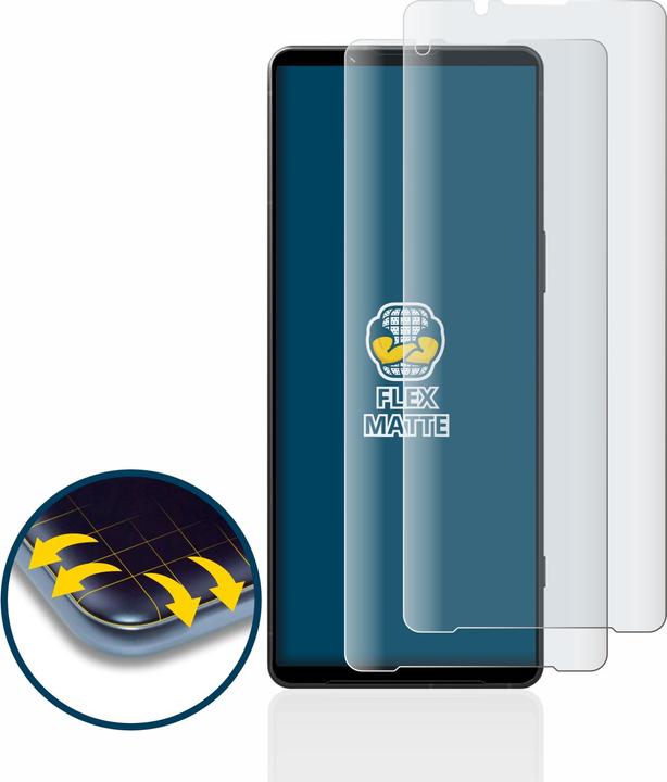 Produktbild BROTECT Full-Cover Displayschutz Matt (2 Stück, Sony Xperia 1 V)